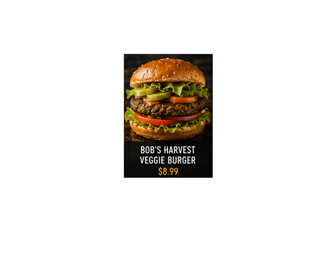 Bob's Harvest Veggie Burger